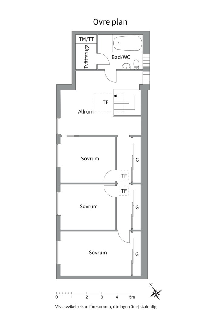 Planlösning från S:t Johannesgatan 7 E, Kommande i Fjärdingen, Uppsala