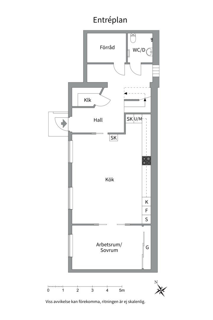 Planlösning från S:t Johannesgatan 7 E, Kommande i Fjärdingen, Uppsala