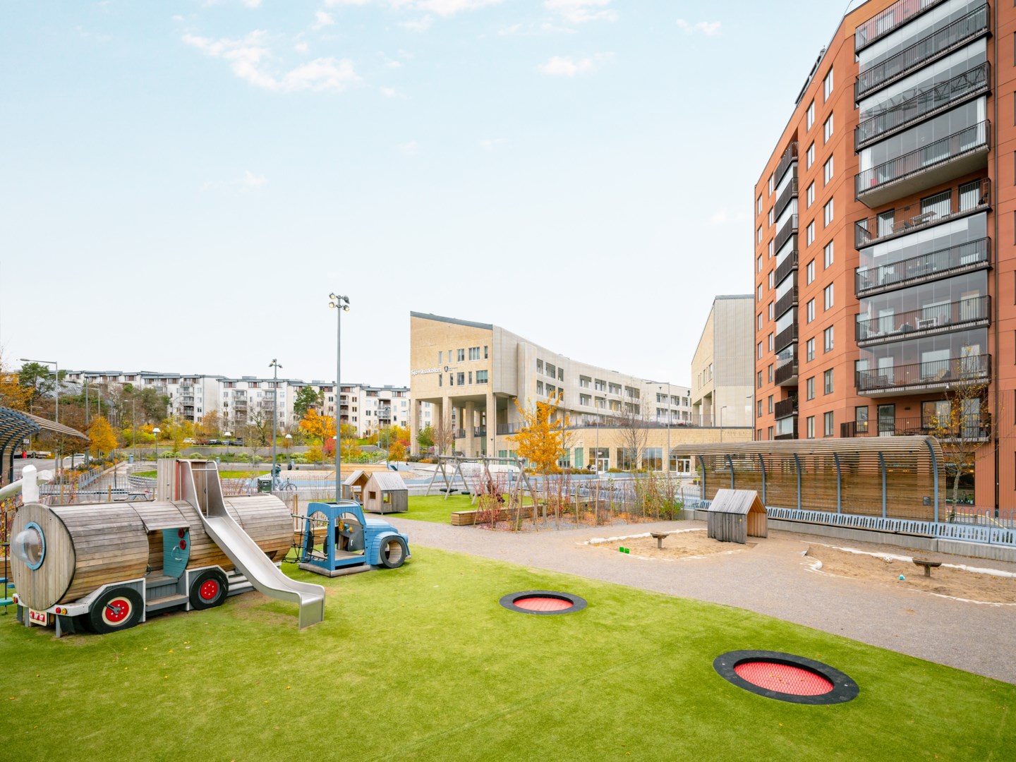 Bostadsbild från Årstaskogs väg 7A, Kommande i Liljeholmskajen/Årstaberg, Stockholm