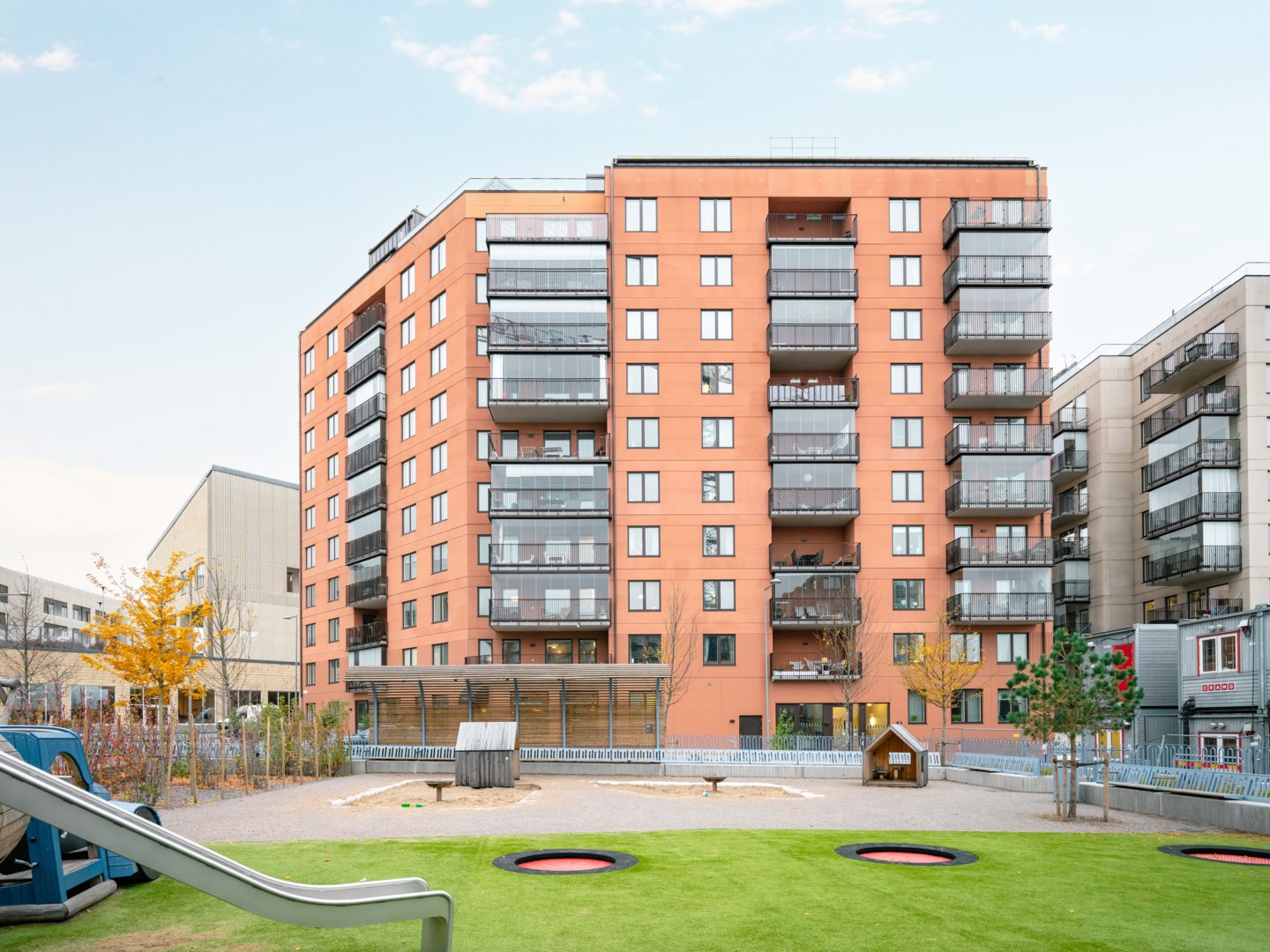 Bostadsbild från Årstaskogs väg 7A, Kommande i Liljeholmskajen/Årstaberg, Stockholm