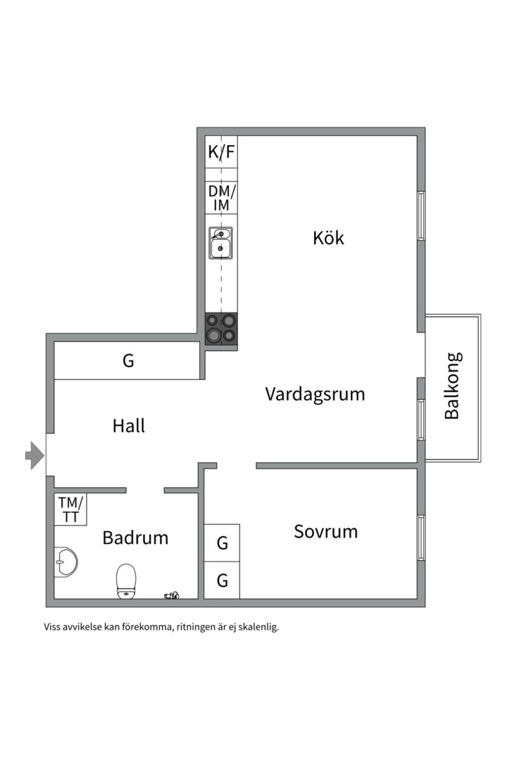 Planlösning från Tellusborgsvägen 94, Kommande i Midsommarkransen - Telefonplan, Stockholm
