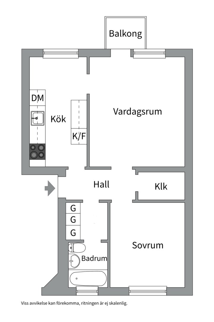 Planlösning från Sparbanksvägen 11, Kommande i Hägerstensåsen, Stockholm