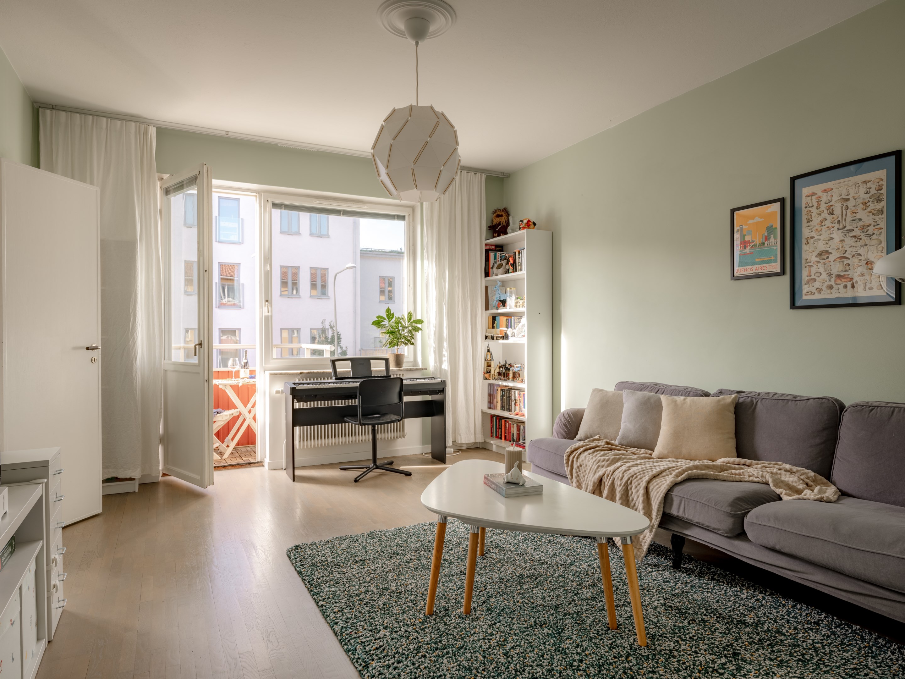 Bostadsbild från Sparbanksvägen 11, Kommande i Hägerstensåsen, Stockholm