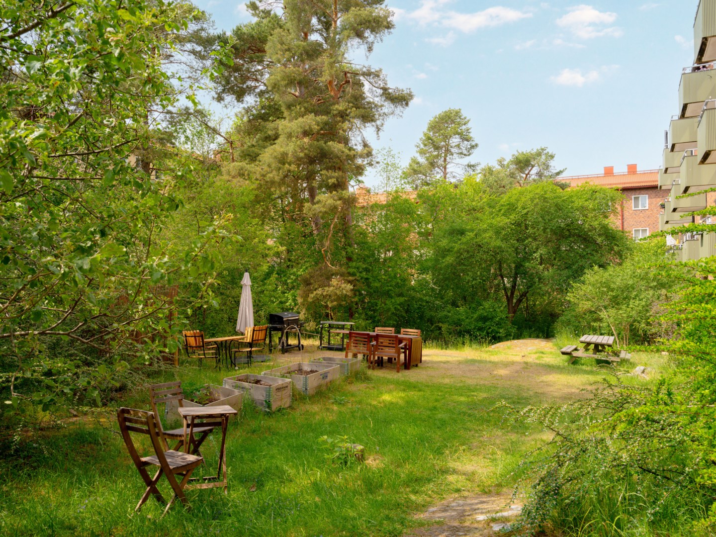 Bostadsbild från Sparbanksvägen 40, Kommande i Hägerstensåsen, Stockholm