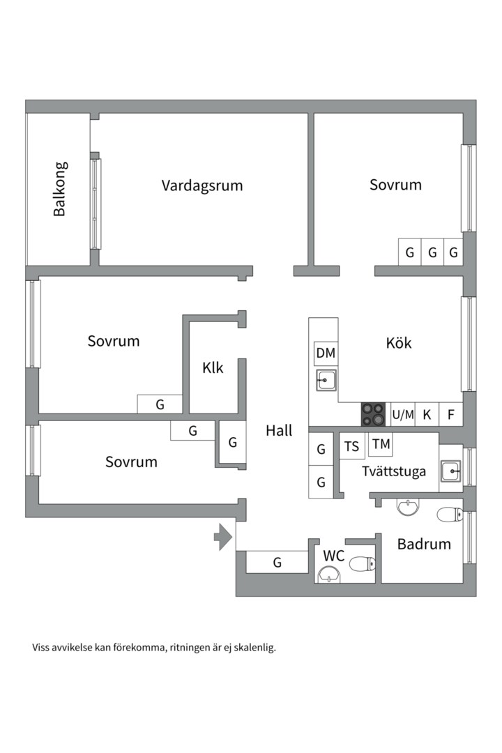Planlösning från Henriksdalsringen 89, Såld i Henriksdalsberget, Nacka