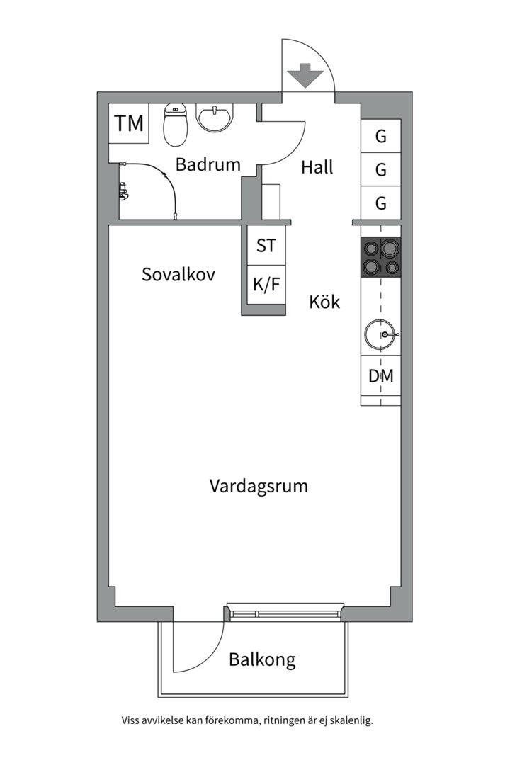 Planlösning från Tellusborgsvägen 90, Kommande i Midsommarkransen - Telefonplan, Stockholm