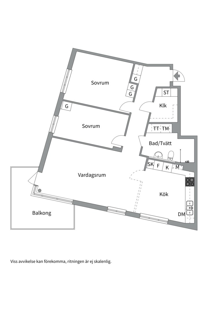 Planlösning från Finnbergsvägen 68, Till salu i Finnberget, Nacka