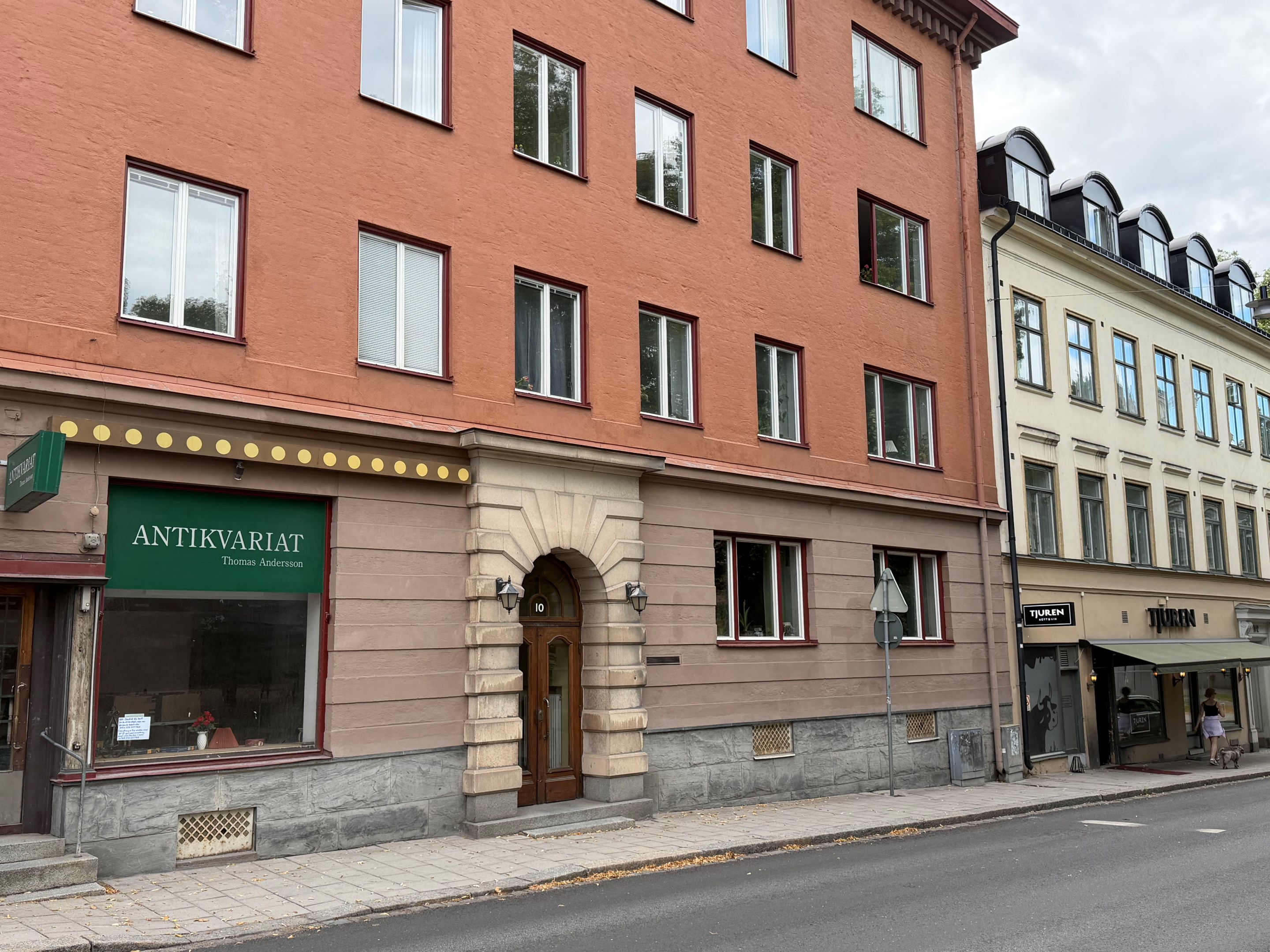 Bostadsbild från Övre Slottsgatan 10, Kommande i Öfre Slotts, Uppsala