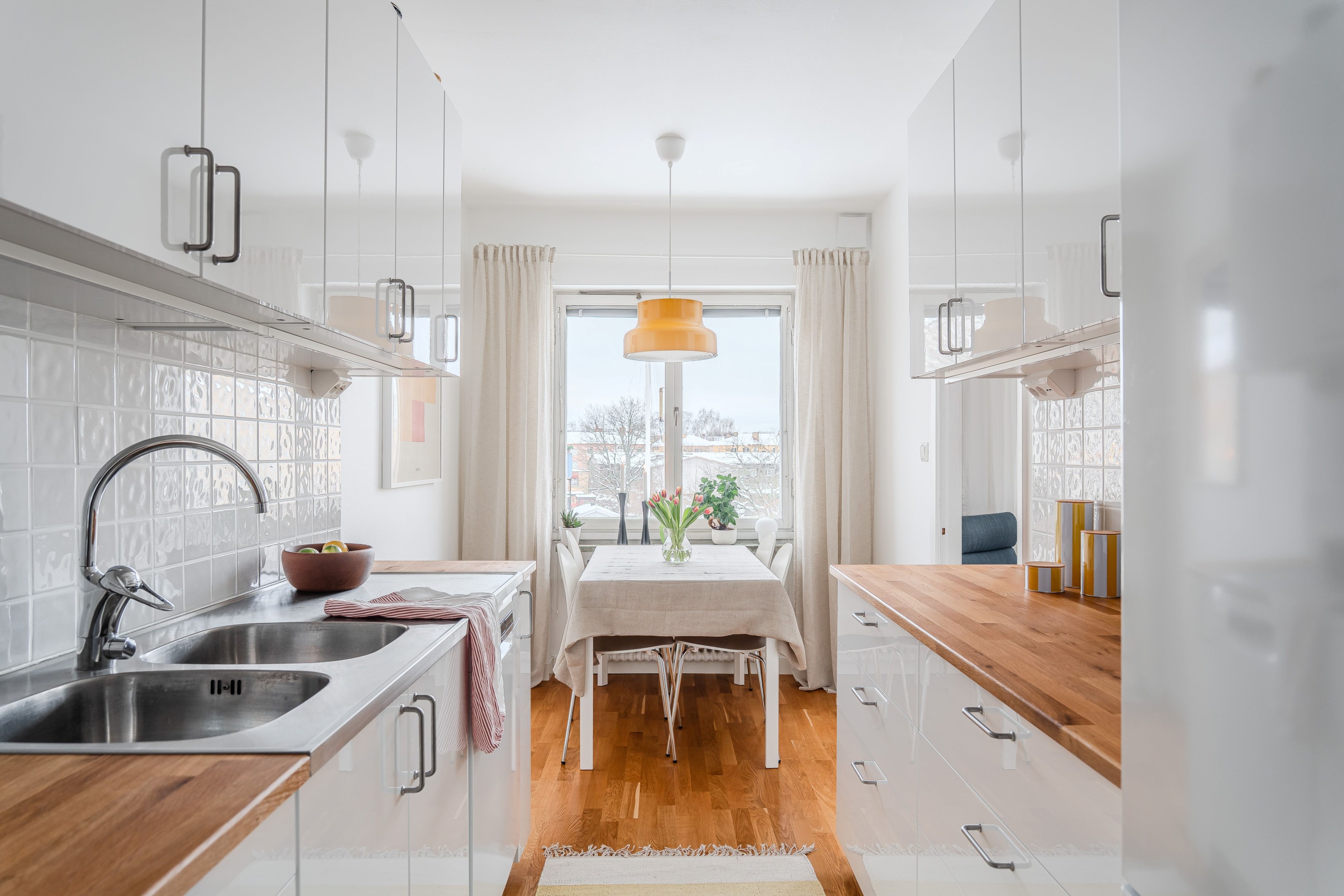 Bostadsbild från Prästgårdsgatan 8B, Kommande i Luthagen, Uppsala