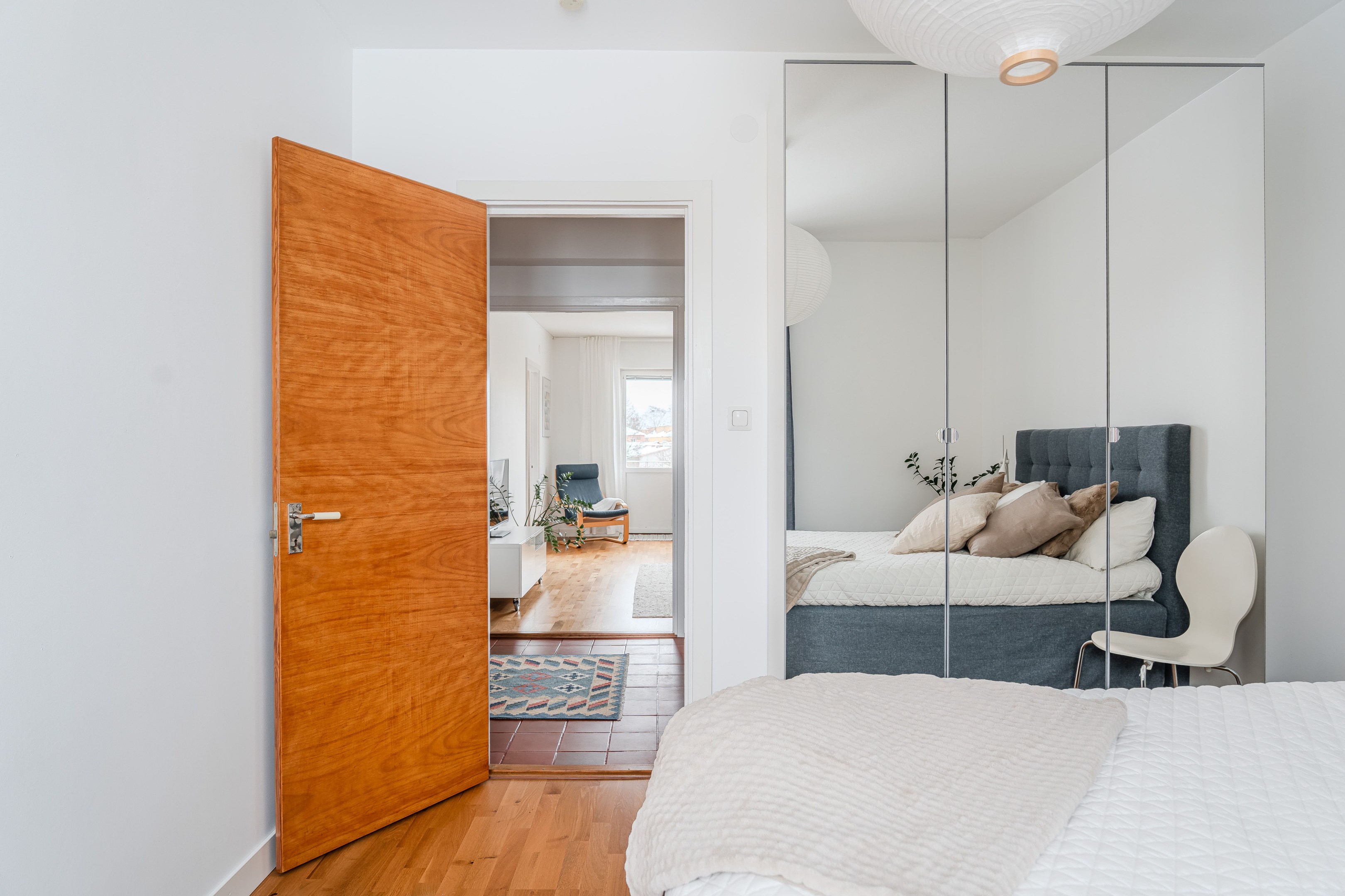 Bostadsbild från Prästgårdsgatan 8B, Kommande i Luthagen, Uppsala