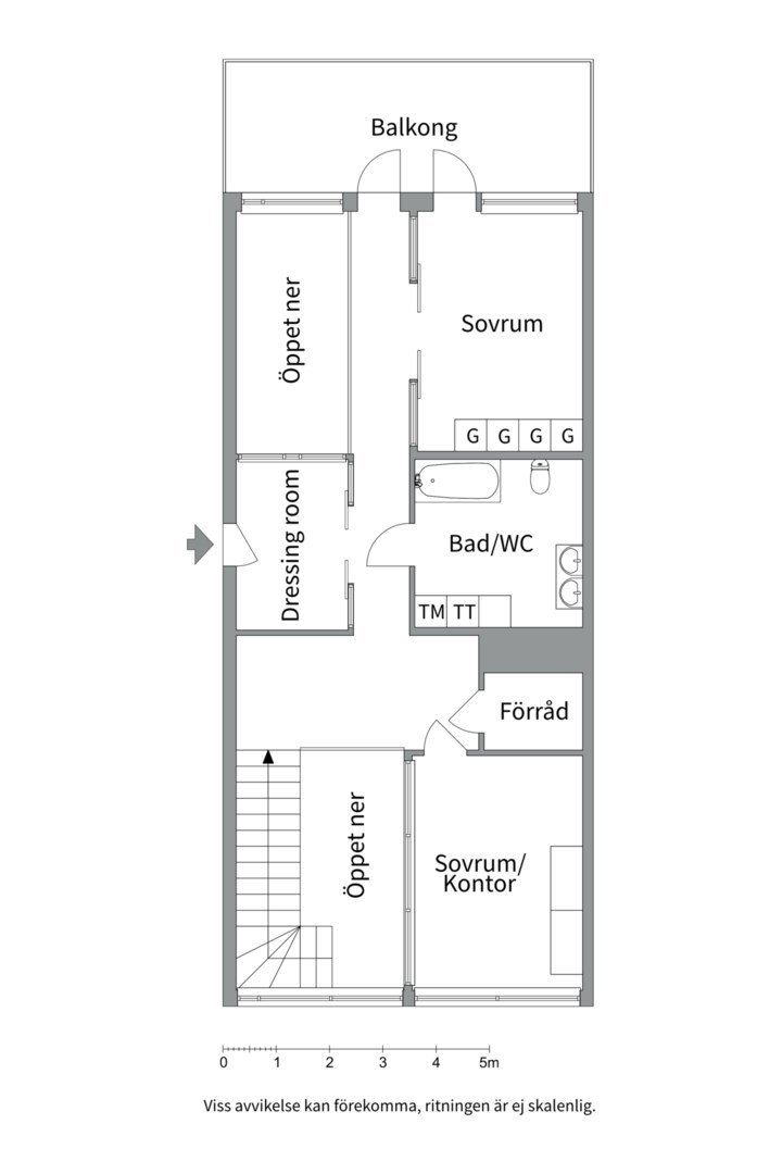 Planlösning från Torgny Segerstedts allé 94, Kommande i Rosendal, Uppsala