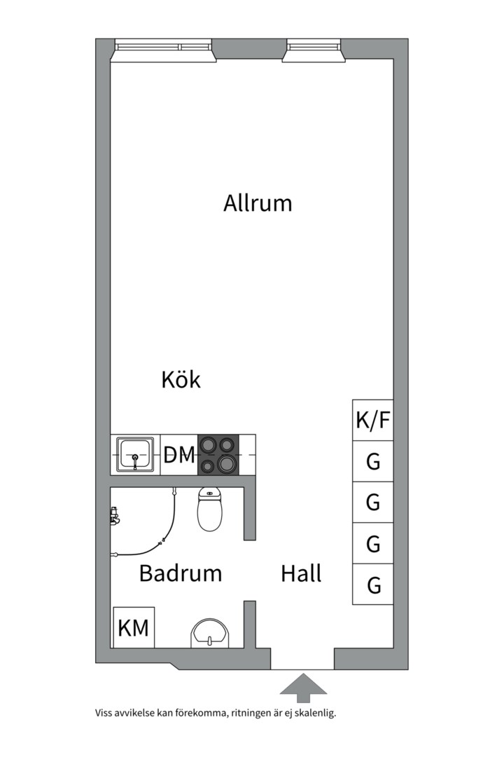 Planlösning från Stjernströms väg 3, Till salu i Örnsberg/Axelsberg, Stockholm