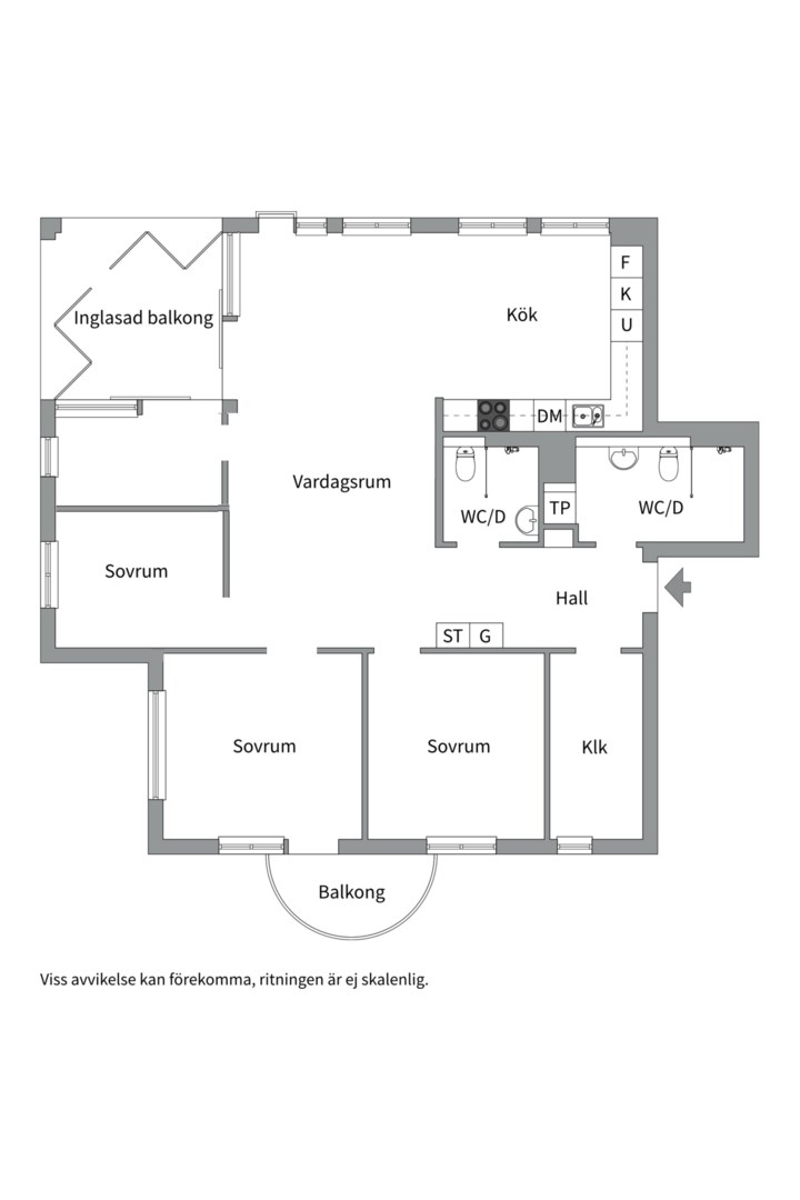Planlösning från Saltsjöqvarns Kaj 3, Till salu i Saltsjöqvarn, Nacka