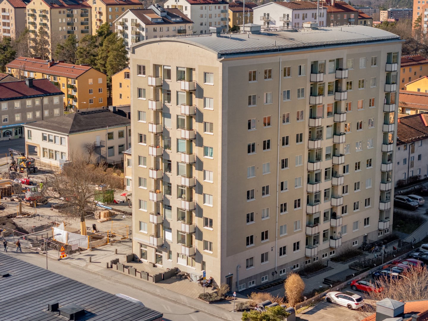 Bostadsbild från Riksdalervägen 7, Kommande i Hägerstensåsen, Stockholm