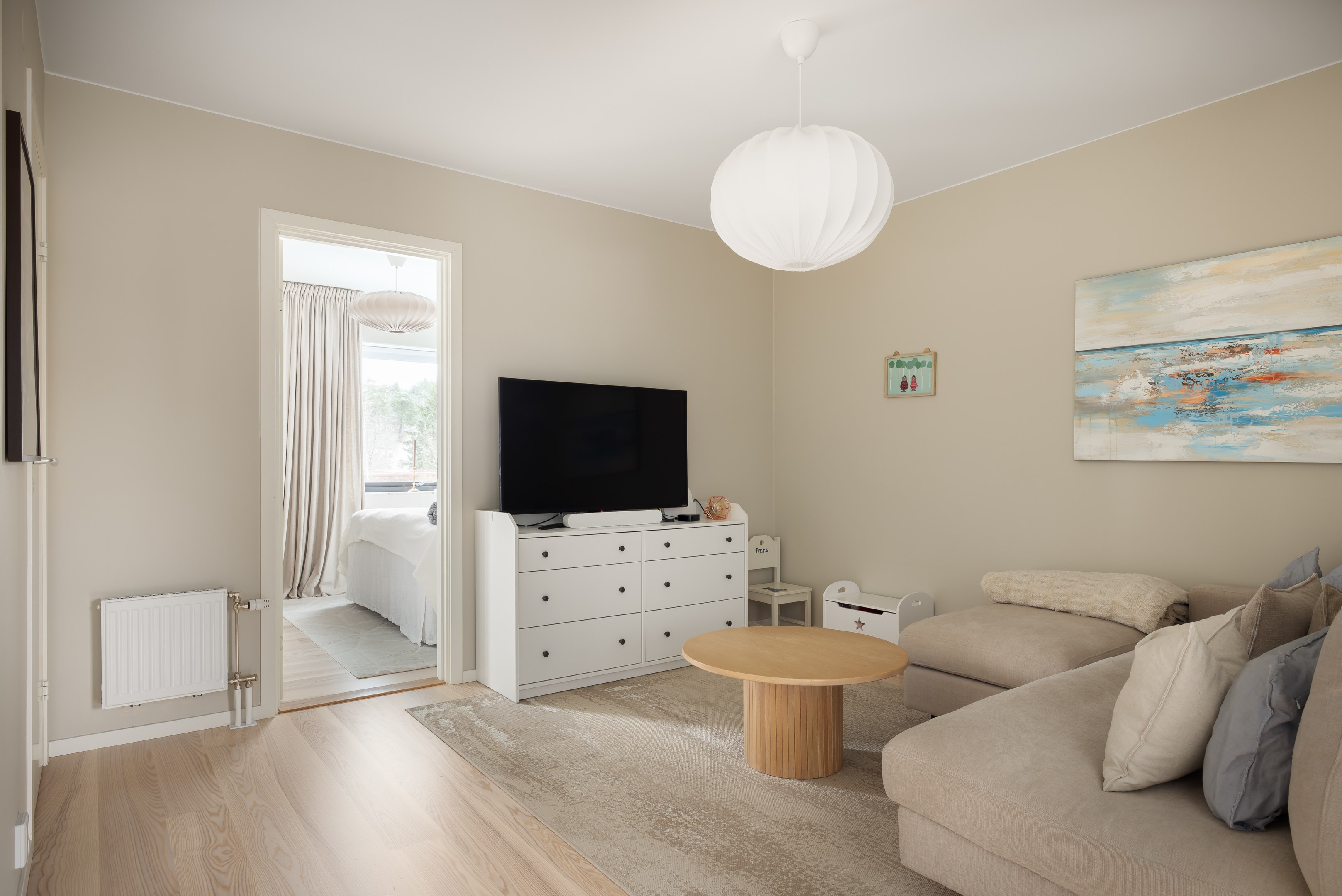 Bostadsbild från Hjortängsvägen 22B, Kommande i Björknäs, Nacka