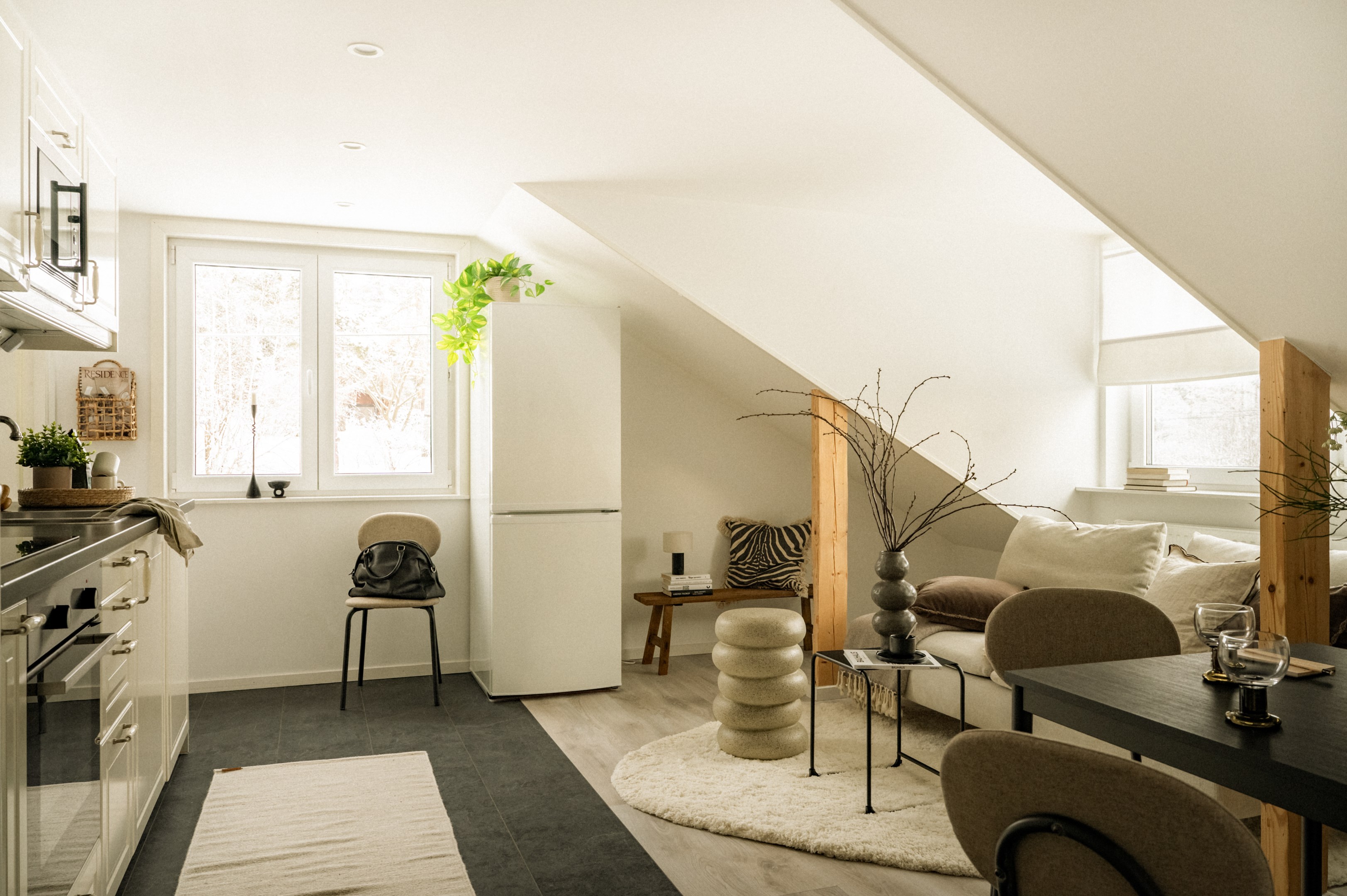 Gavellägenhet i obelånad förening