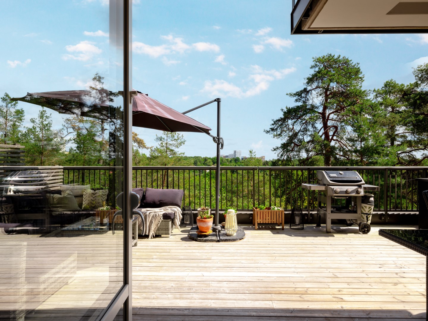 Bostadsbild från Kamrerarvägen 38, Kommande i Hägerstensåsen, Stockholm