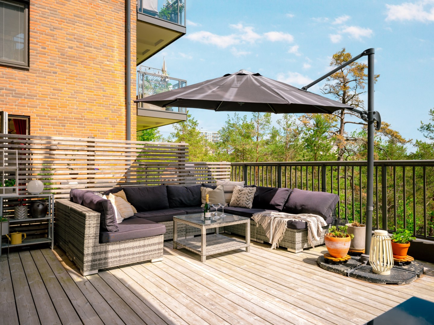 Bostadsbild från Kamrerarvägen 38, Kommande i Hägerstensåsen, Stockholm