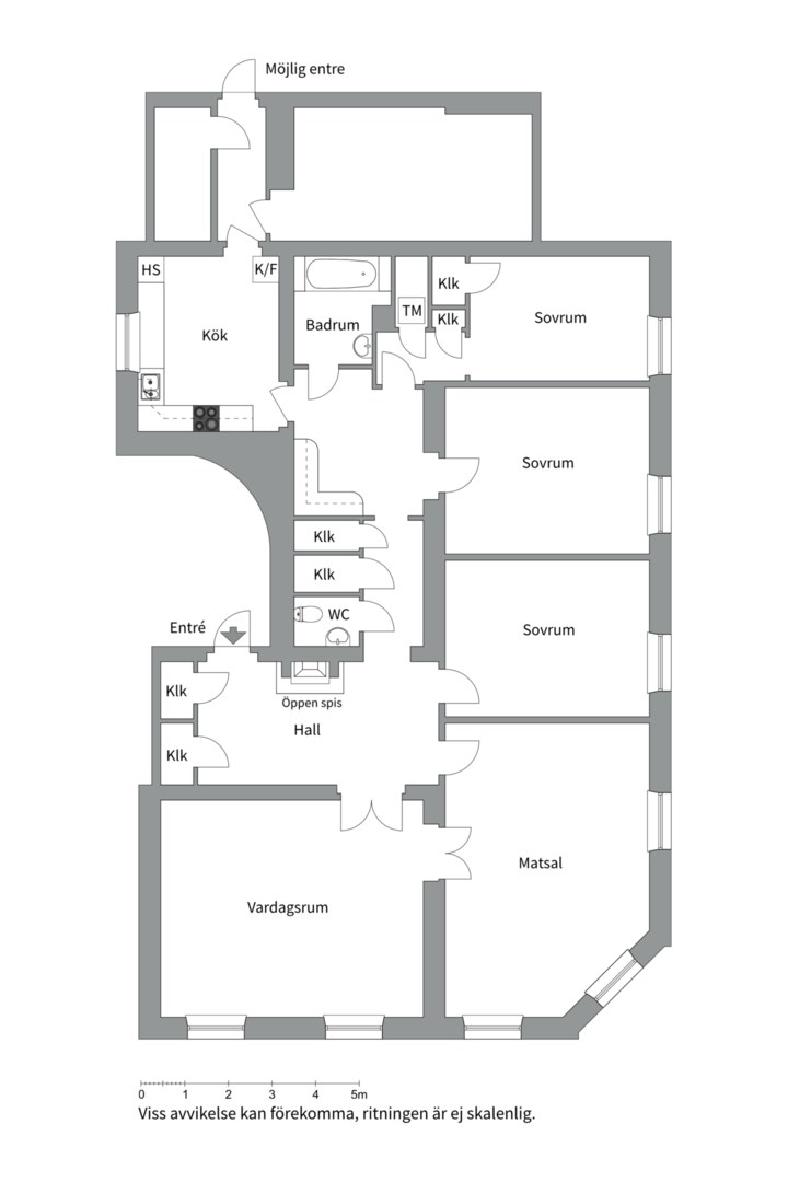 Planlösning från Upplandsgatan, Kommande i Vasastan - Norrmalm, Stockholm