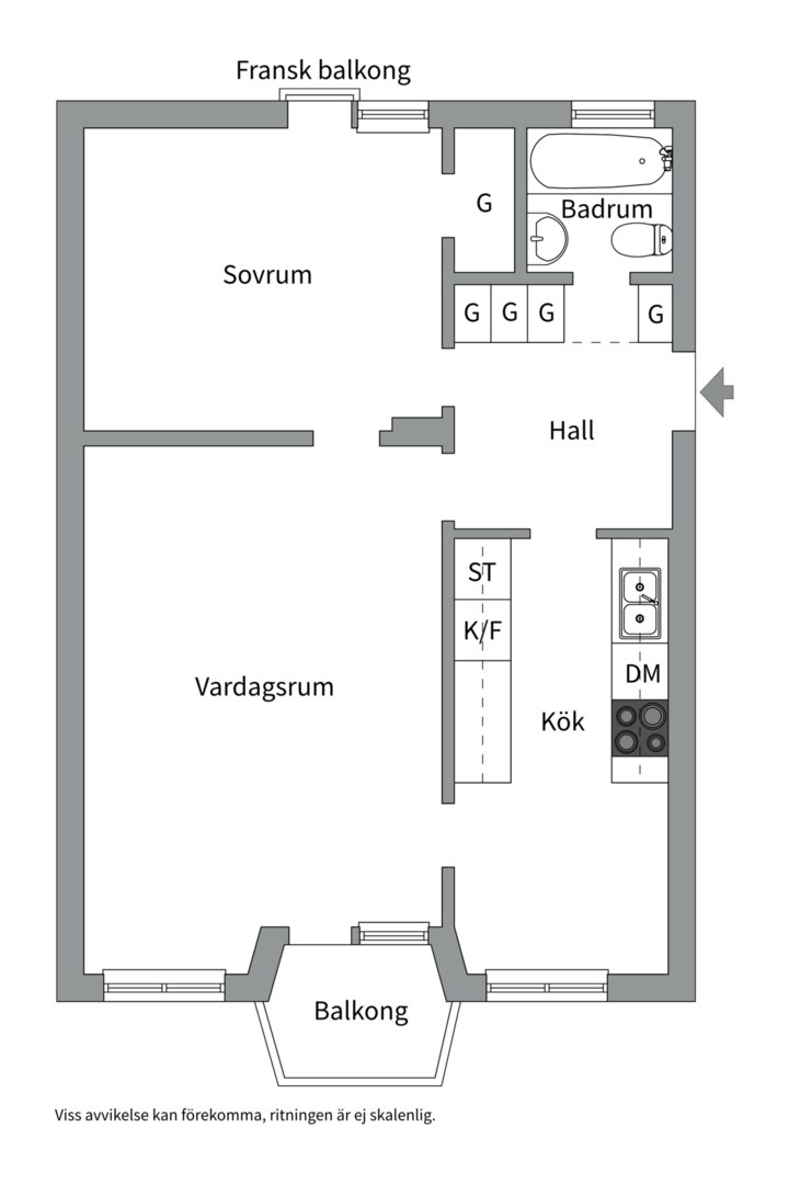 Planlösning från Kristallvägen 66, Kommande i Solberga/Hägersten, Stockholm