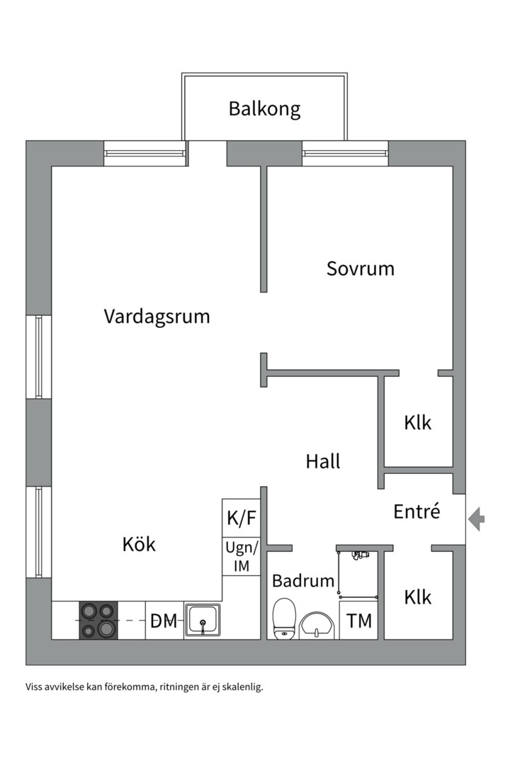 Planlösning från Sigurd Rings gata 7, Såld i Aspudden, Stockholm