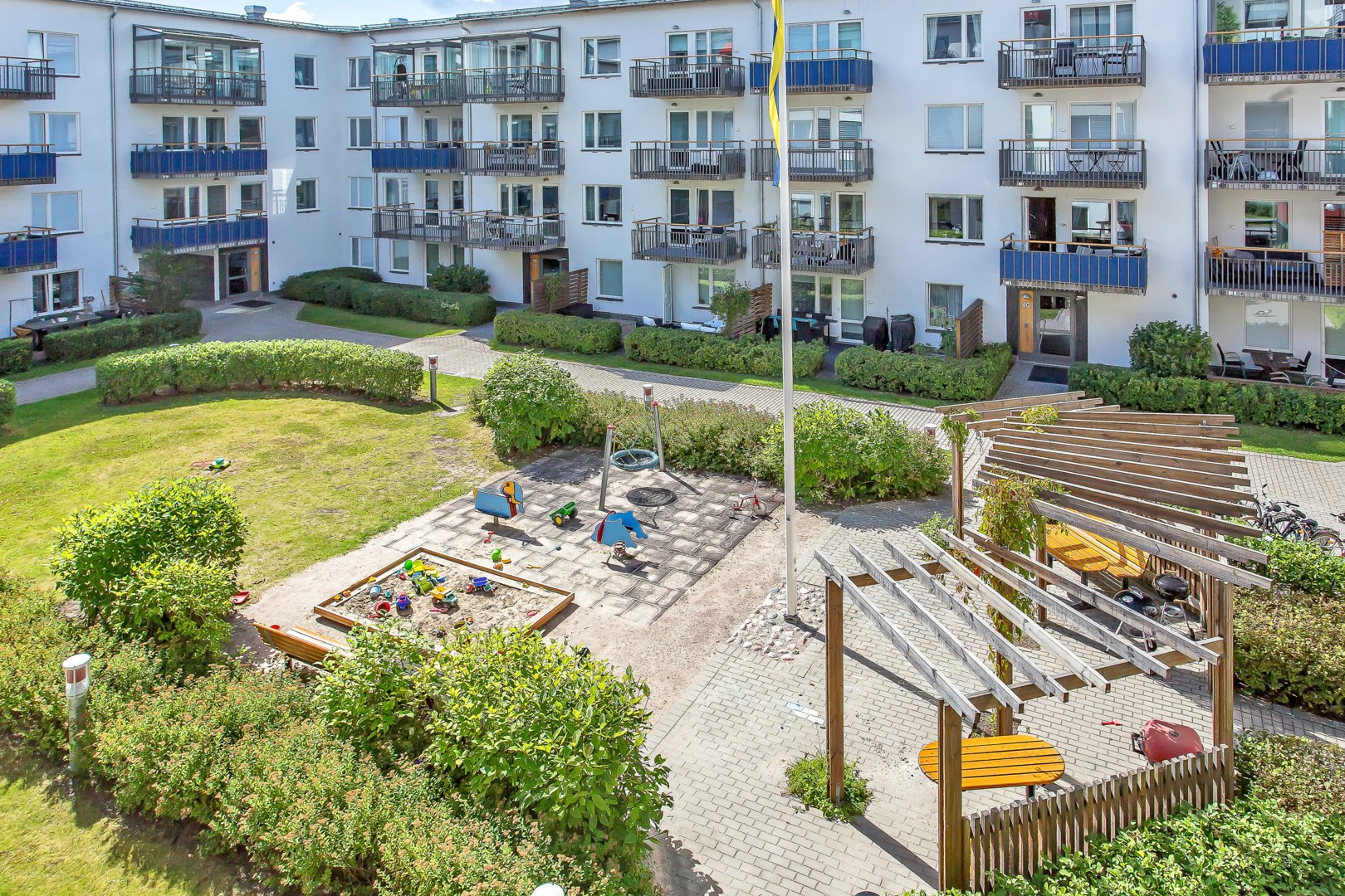 Bostadsbild från Portalgatan 4 C, Kommande i Kapellgärdet, Uppsala