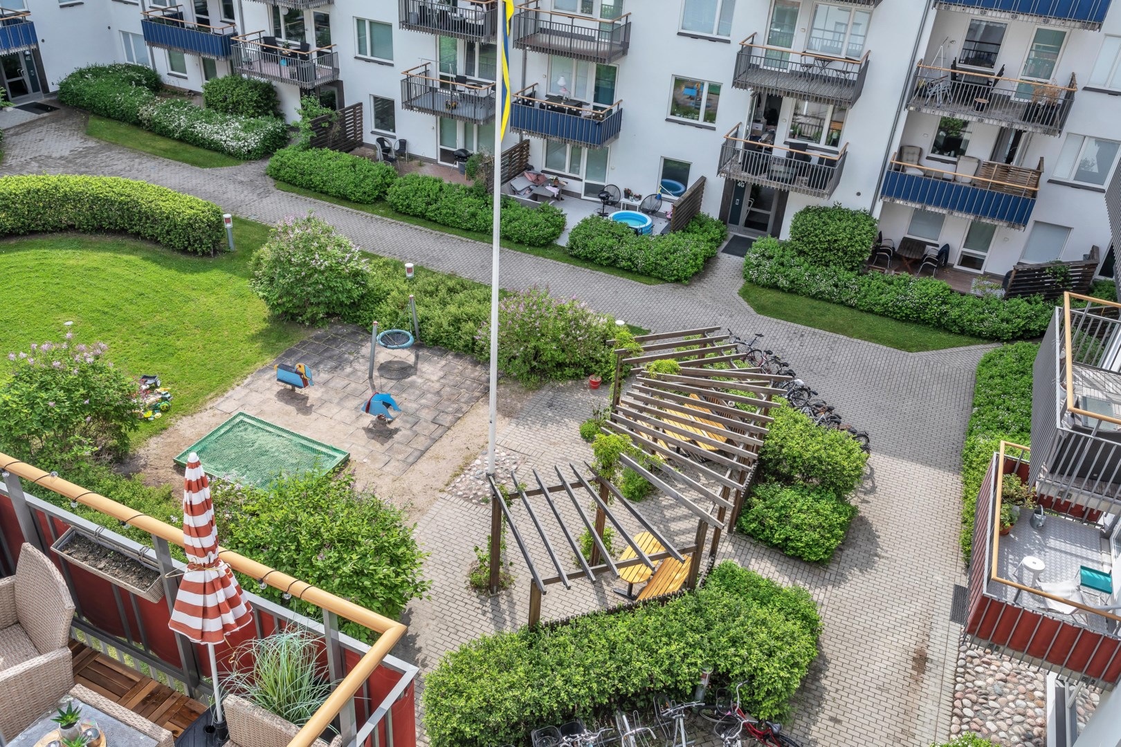 Bostadsbild från Portalgatan 4 C, Kommande i Kapellgärdet, Uppsala