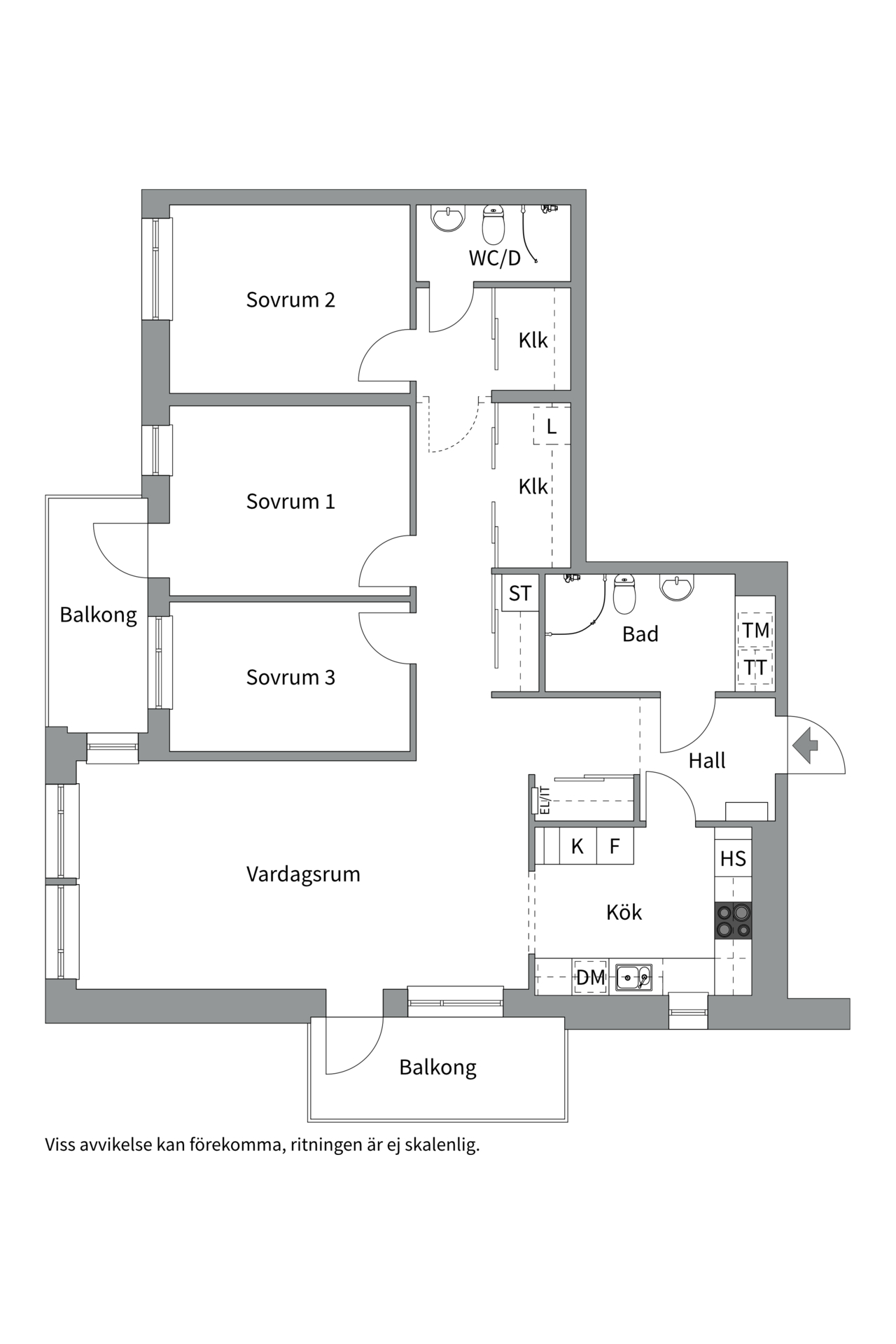 Bostadsbild från Eldkvarnsgatan 14, Såld i Kungsängen, Uppsala