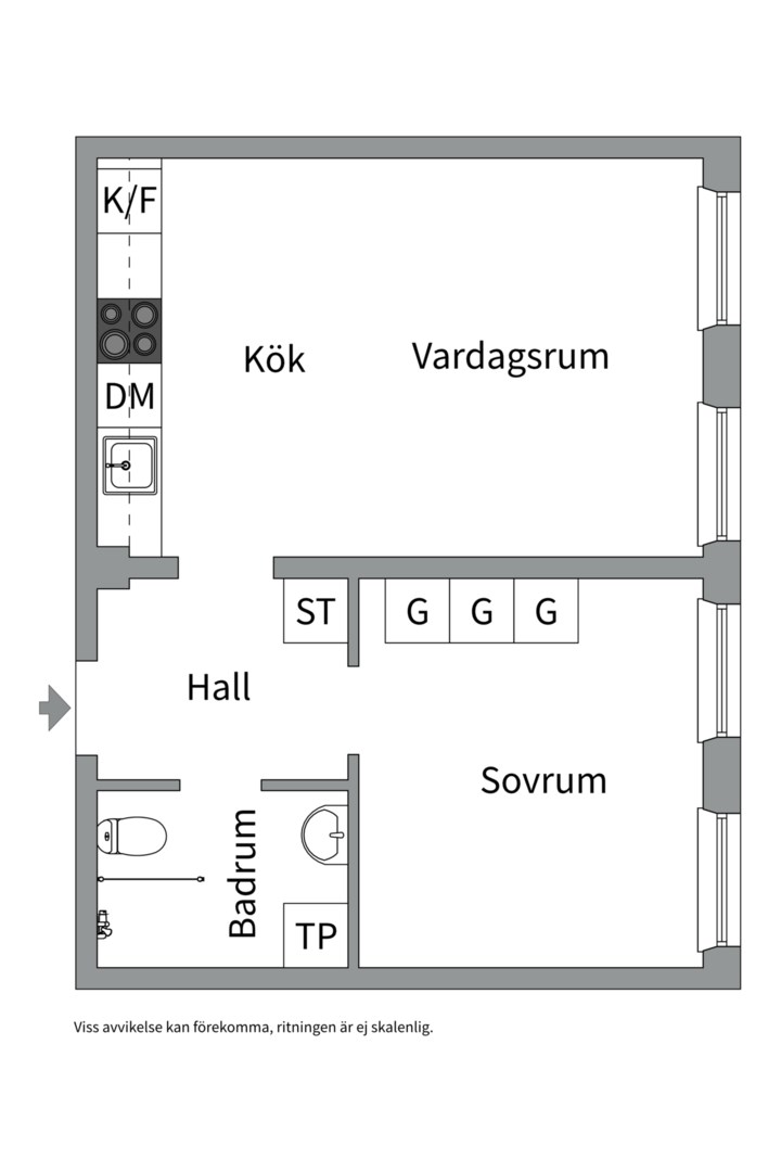 Planlösning från Valborgsmässovägen 20A, Till salu i Midsommarkransen - Telefonplan, Stockholm