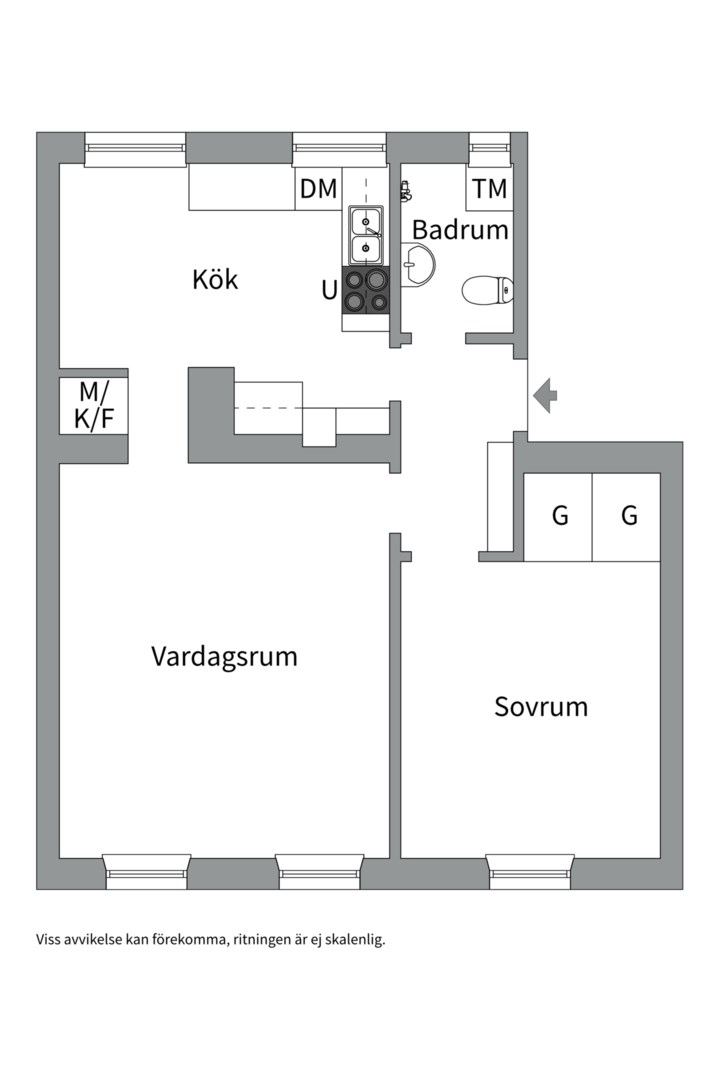 Planlösning från Mellanbergsvägen 9, Till salu i Hägerstensåsen, Stockholm
