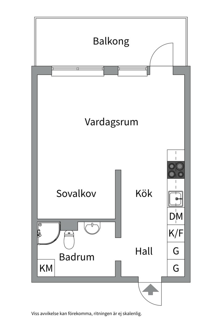 Planlösning från Responsgatan 14, Till salu i Midsommarkransen - Telefonplan, Stockholm