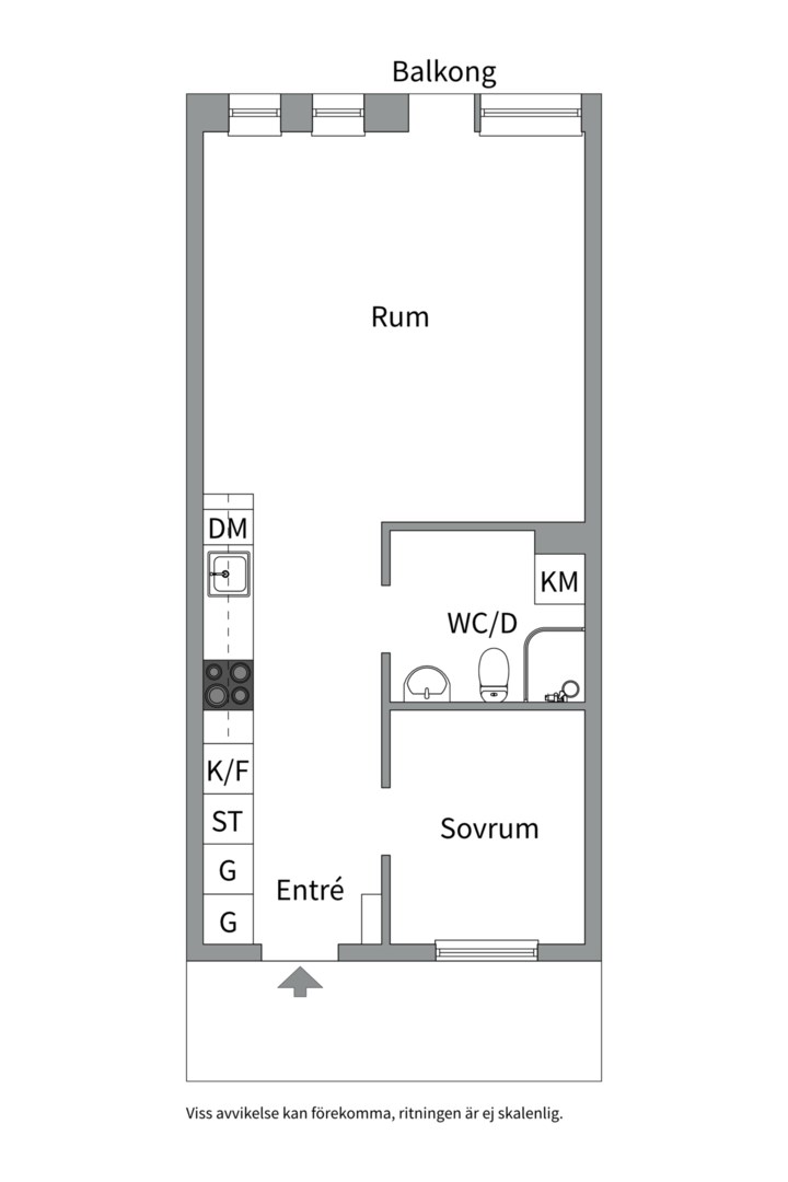 Planlösning från Responsgatan 12, Kommande i Midsommarkransen, Stockholm