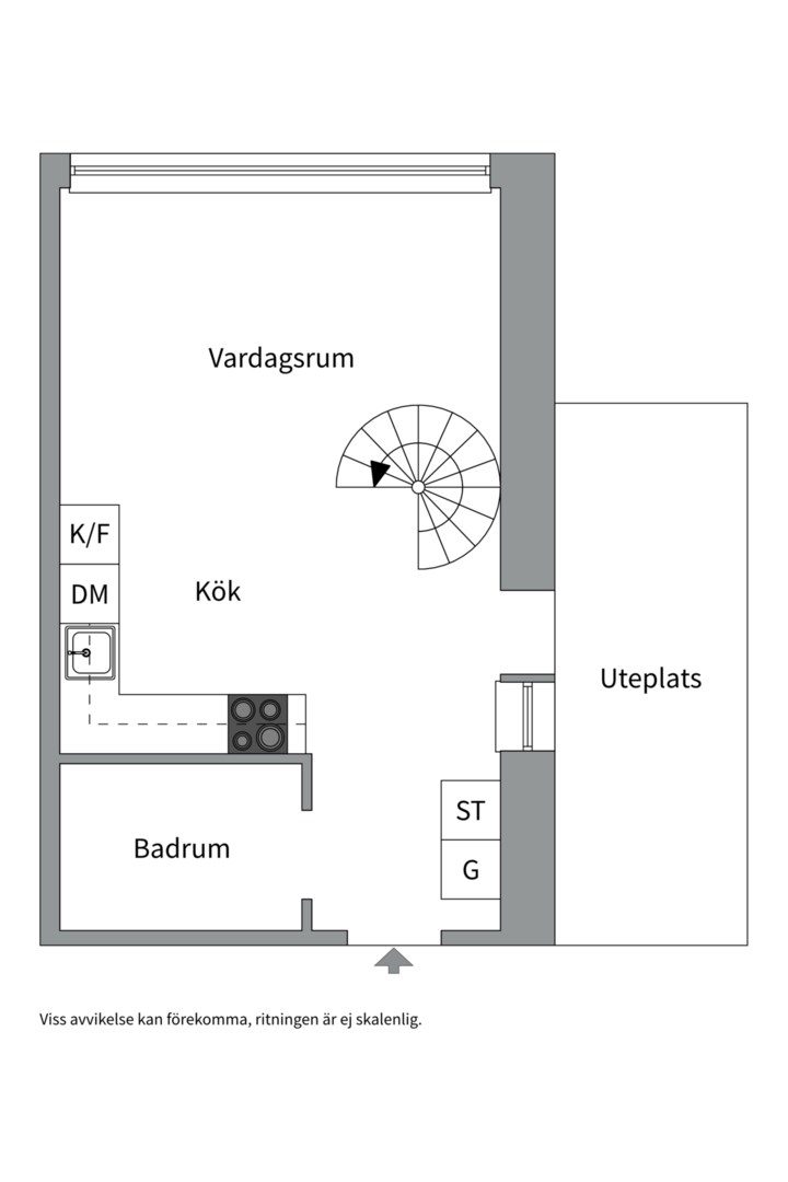 Planlösning från Responsgatan 18, Kommande i Midsommarkransen, Stockholm