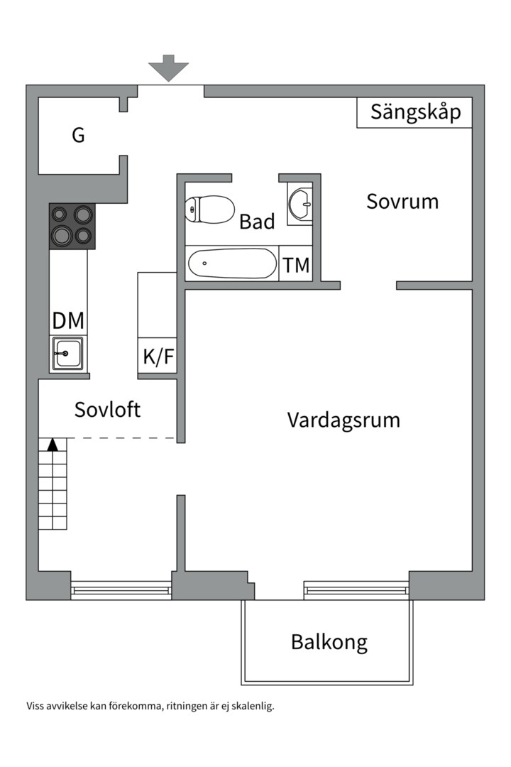 Planlösning från Fleminggatan 45, 3 tr, Till salu i Kungsholmen, Stockholm