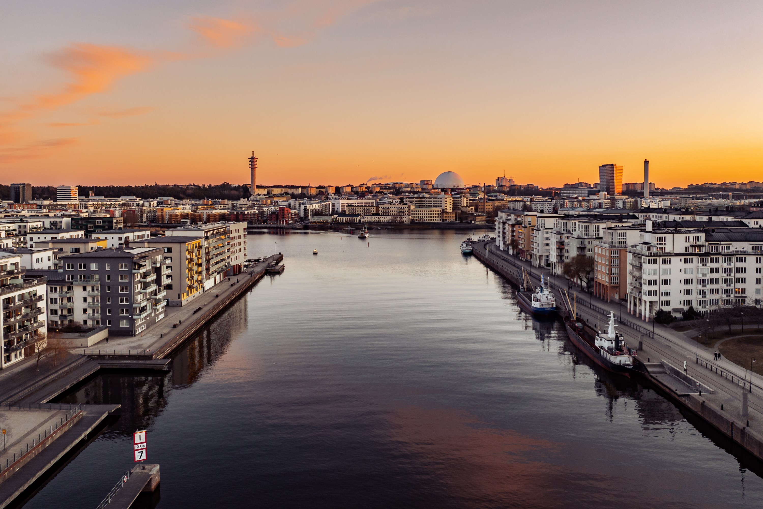 Bostadsbild från Pollargatan 24, Till salu i Hammarby Sjöstad, Stockholm