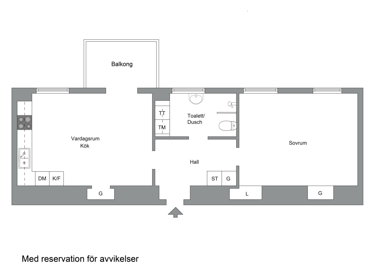 Planlösning från Follingbogatan 28, Såld i Bromma - Beckomberga, Stockholm