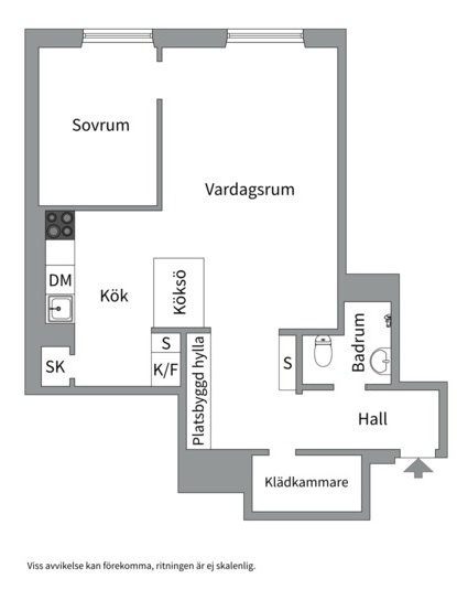Planlösning från Frödingsvägen 12, Kommande i Kungsholmen - Fredhäll, Stockholm