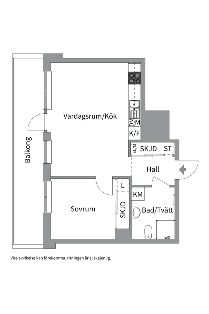 Planlösning från Hjalmar Söderbergs väg 4, Snart till salu i Kungsholmen - Kristineberg, Stockholm