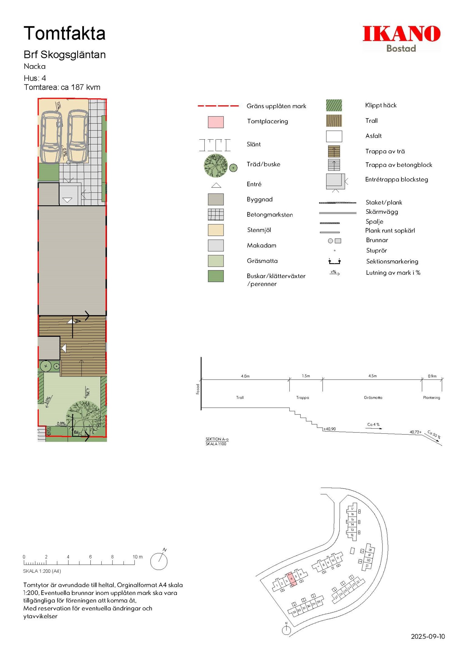 Bostadsbild från Skiffervägen 72, Såld i Älta, Nacka