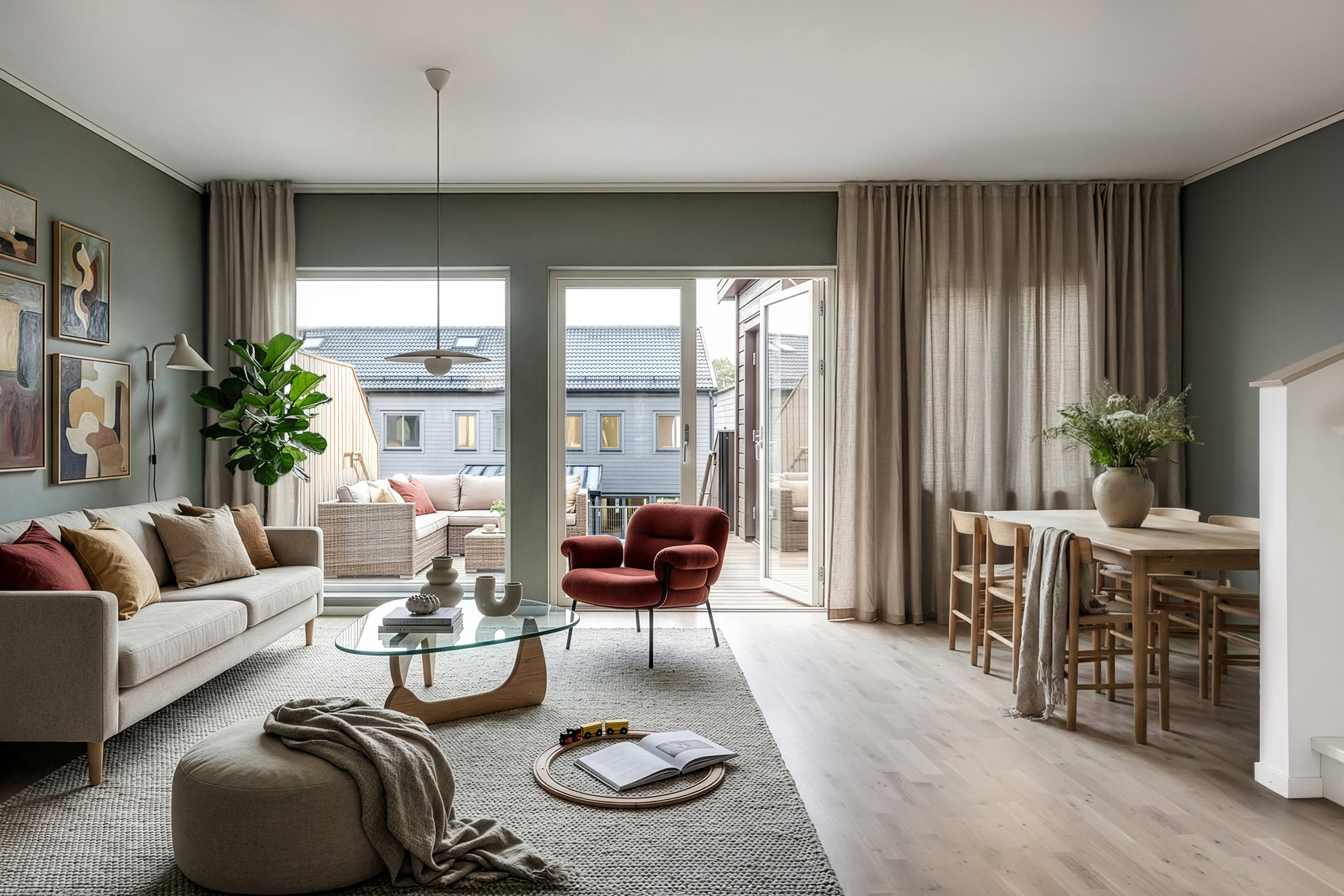 Bostadsbild från Skiffervägen 72, Såld i Älta, Nacka