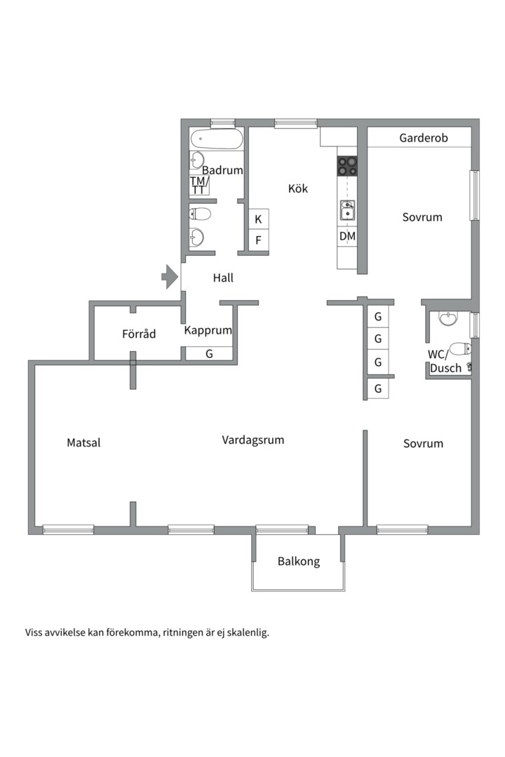 Planlösning från Sturevägen 5, Till salu i Neglinge - Saltsjöbaden, Nacka