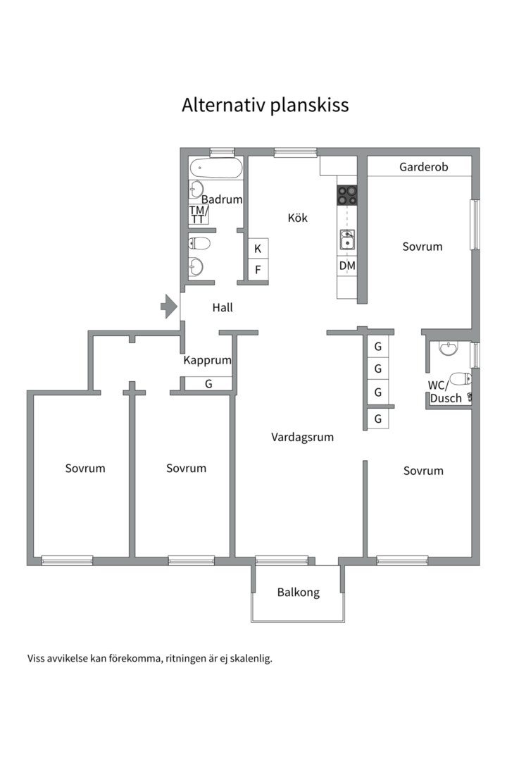 Planlösning från Sturevägen 5, Till salu i Neglinge - Saltsjöbaden, Nacka