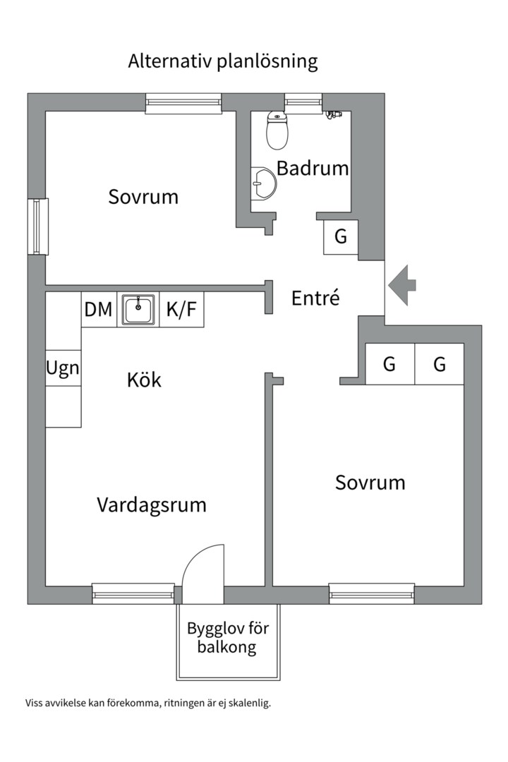 Bostadsbild från Fastlagsvägen 17, Till salu i Midsommarkransen, Stockholm