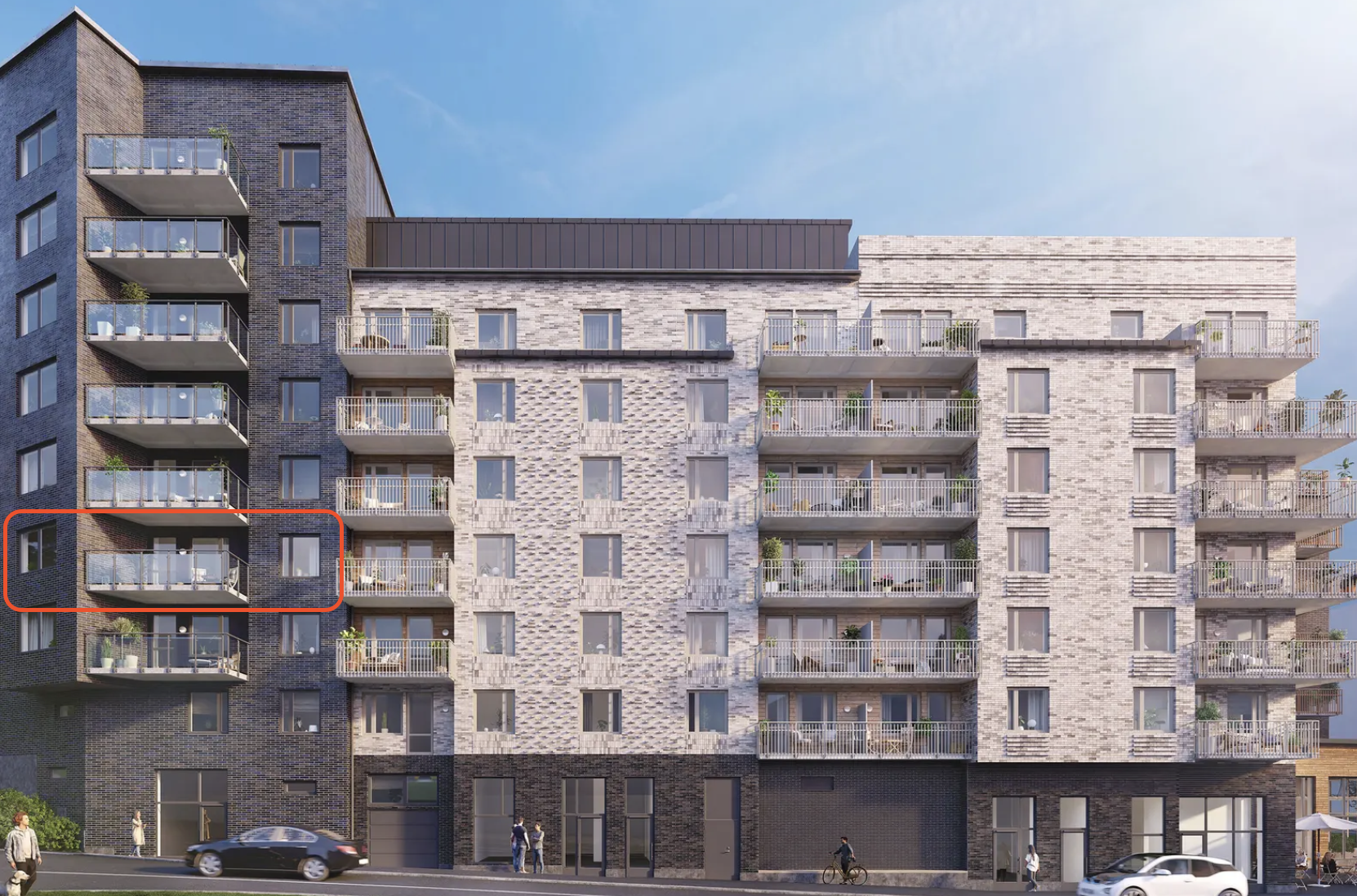 Bostadsbild från Tvåtaktsvägen 8, Kommande i Nacka Strand, Nacka