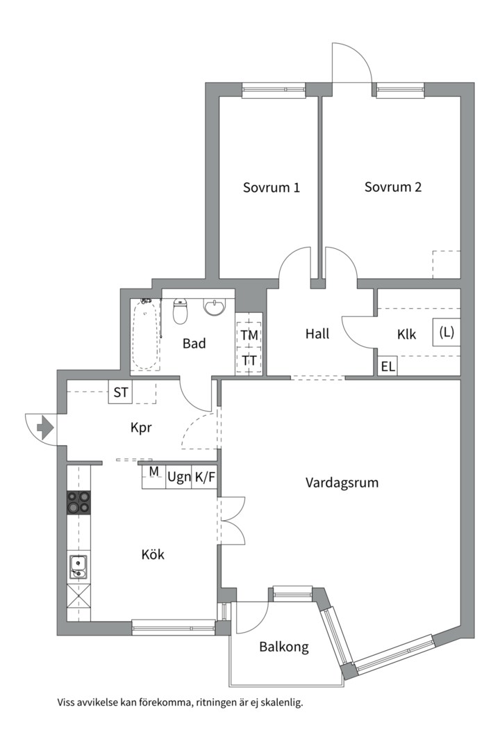 Planlösning från Liljeholmstorget 32, 3 tr, Kommande i Liljeholmen, Stockholm