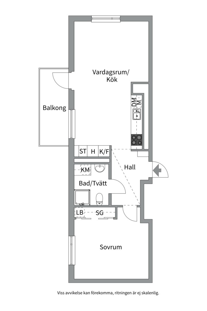Planlösning från Oskarslundsbacken 39, 7 tr, Kommande i Liljeholmen - Liljeholmskajen, Stockholm