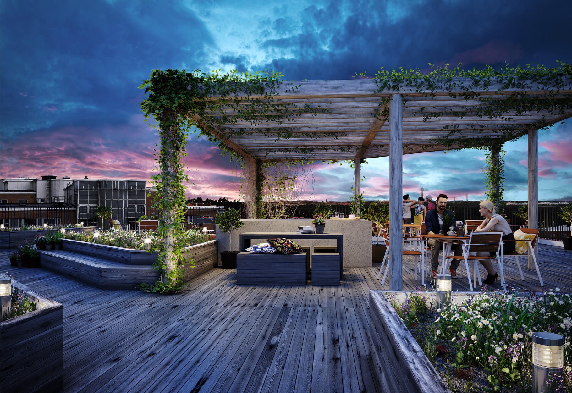 Bostadsbild från Lokomobilvägen 2C, Kommande i Nacka Strand, Nacka