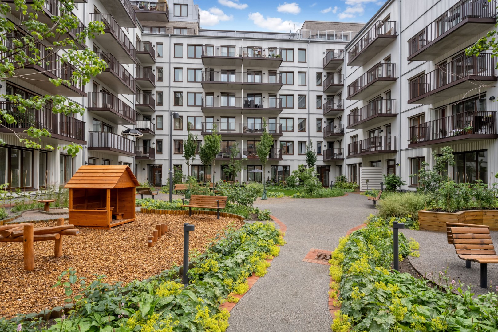 Bostadsbild från Fäktmästargatan 13, Kommande i Rosendal, Uppsala