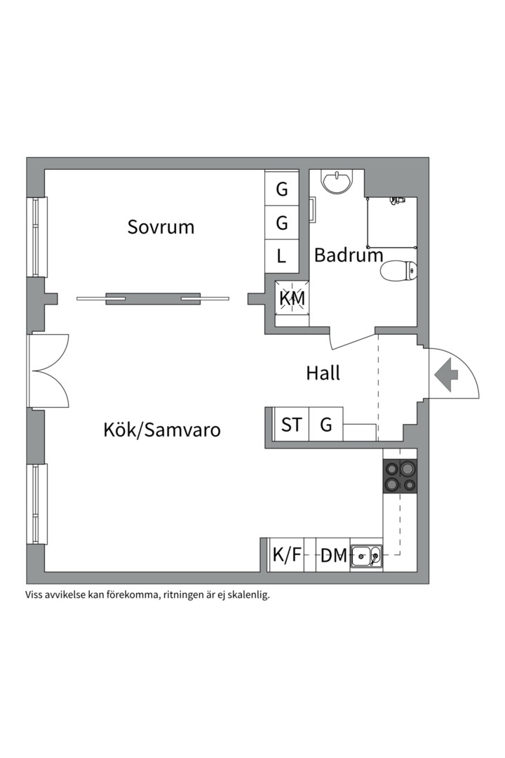 Planlösning från Arne Tiselius gata 60A, Till salu i Rosendal, Uppsala