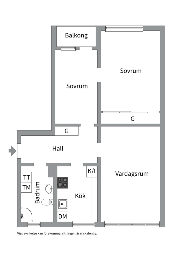 Planlösning från Henriksdalsringen 119, Såld i Henriksdalsberget, Nacka